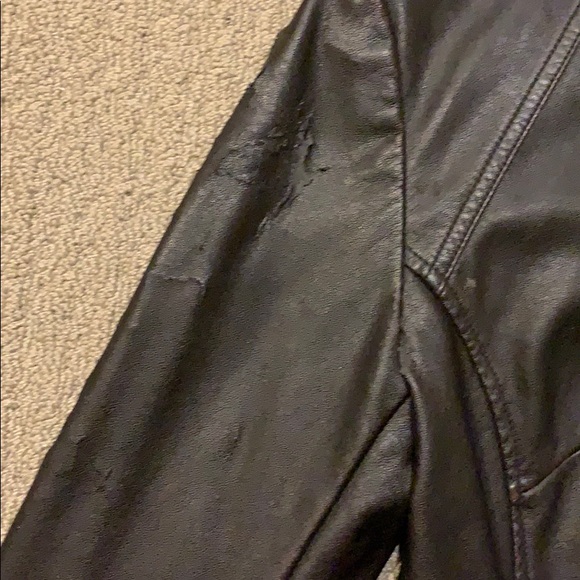 Faux leather vintage jacket - Picture 3 of 3